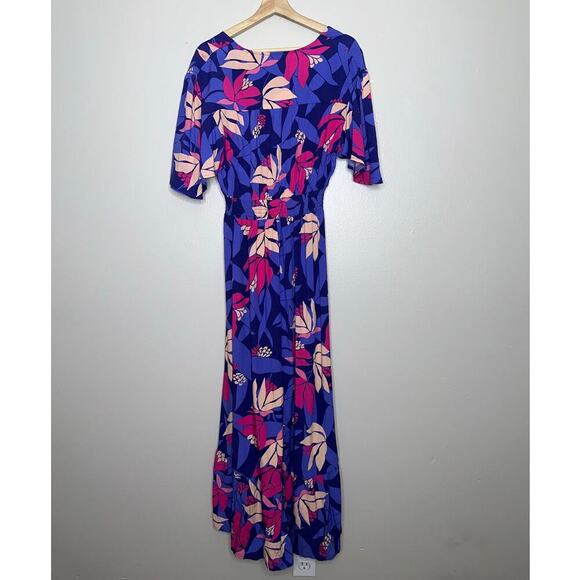 Anthropologie Abel The Label Santa Cruz High Low Midi Dress Size XS Pink/Purple - Picture 8 of 8